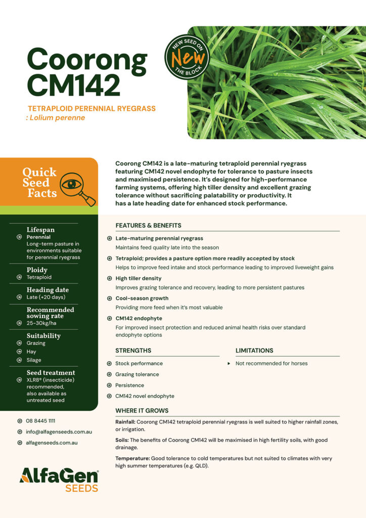 Coorong CM142 more information